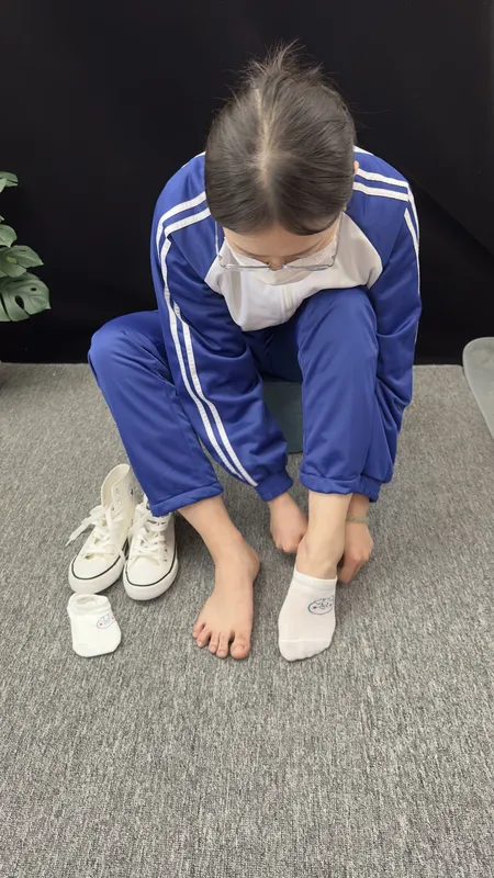 三禾摄影 No.008 校服 帆布鞋 船袜 短丝 - 三禾摄影