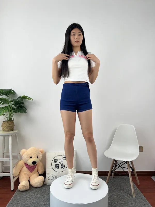 三禾摄影 No.027 牛仔短裤 棉袜 帆布鞋 - 三禾摄影