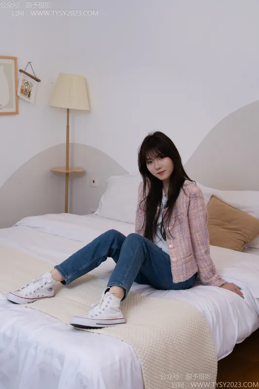 甜予摄影 No.189 璇璇-帆布鞋、裸足、抖腿剧情 - 甜予摄影